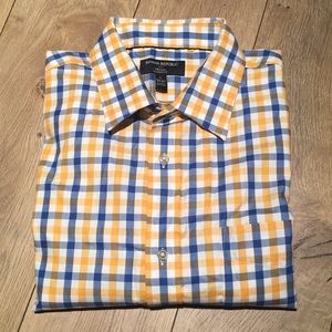 🛍 Checkered Mens Ling Sleeve Dress Shirt